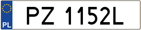 Truck License Plate
